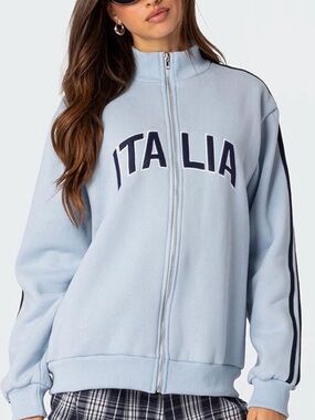 Edikted Italy Track Jacket NWT Oversized XS NWT Retail $78